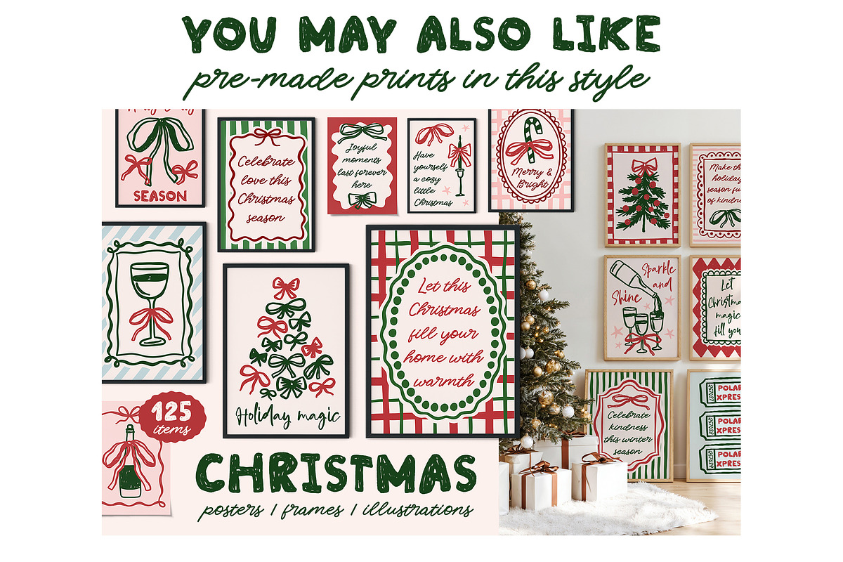 Christmas Frames And Illustrations, an Object Graphic by ArtFM (Photo 13 of 13)