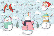 Let it Snow, an Illustration by clipick (Thumbnail 1 of 5)