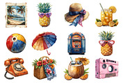 Retro Summer Vibes PNG, an Illustration by SinaCreation (Thumbnail 3 of 5)