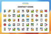 Contact Icons, a Duotone Icon by Wencory (Thumbnail 1 of 3)