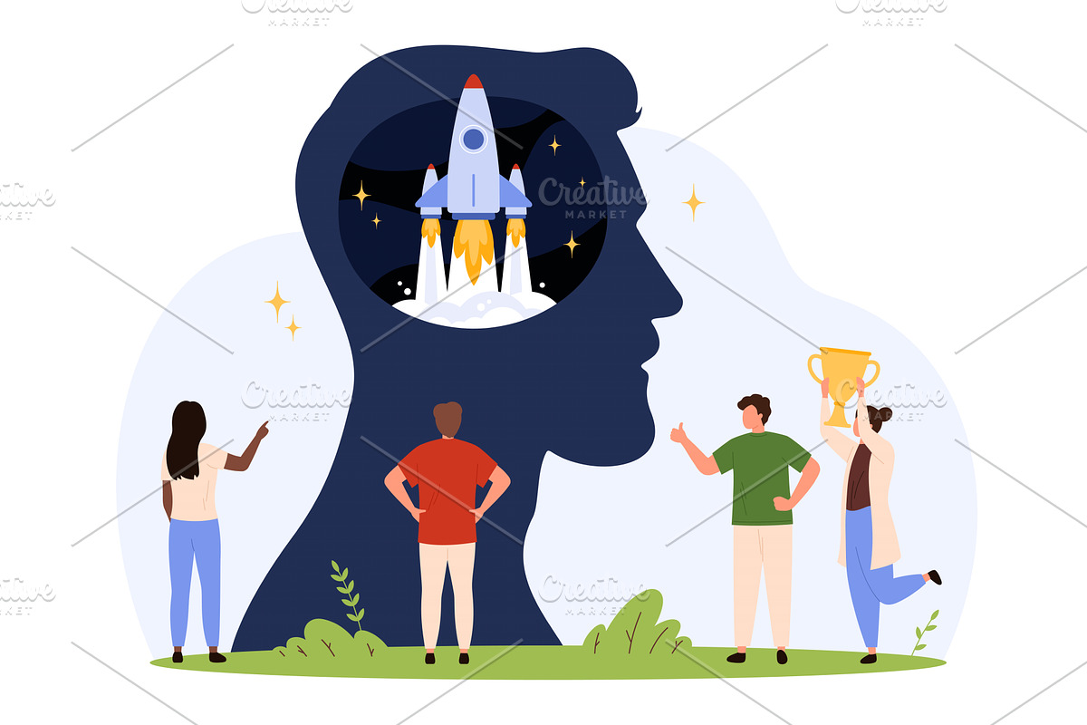 Creative Mindset Launches strategy, an Education Illustration by Flashvector