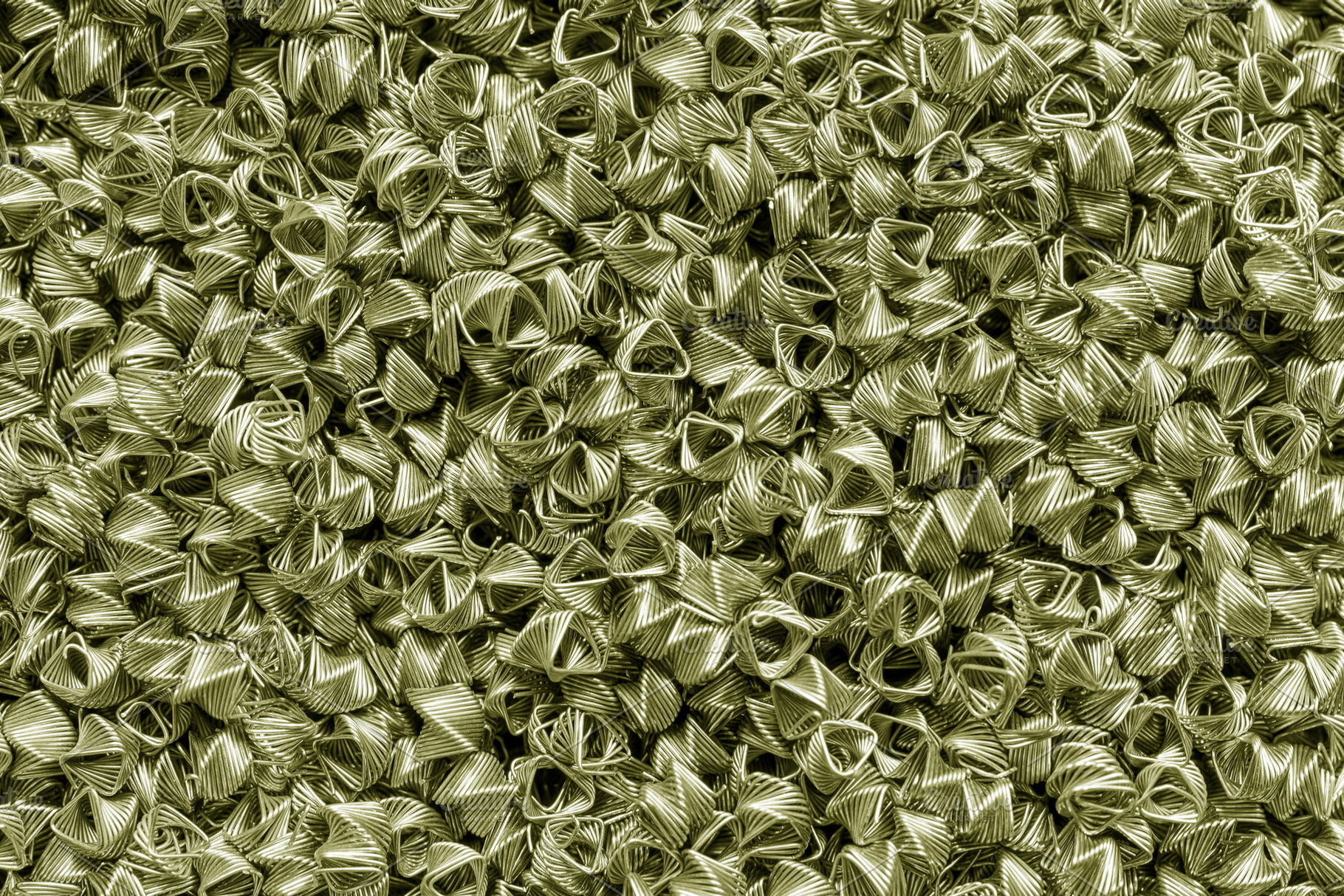 Background of bronze wires twisted into spirals in the form of p, a Background Photo by Eugene_Photo