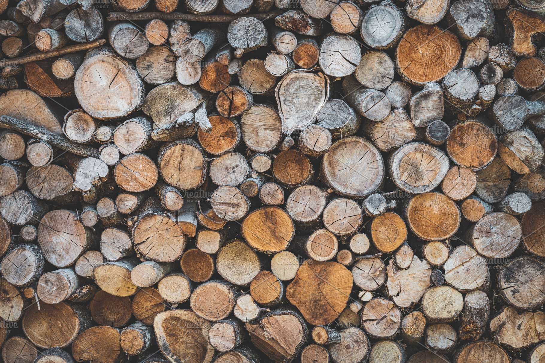 Stacked wood logs ii containing stacked wood logs, nature, and natural, a Nature Photo by Visual Motiv