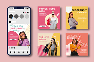 Trending Fashion Styles Social Post, a Social Media Template by MightyDesign