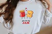 Food Puns Funny Valentine Clipart, an Illustration by Designworld (Thumbnail 6 of 16)