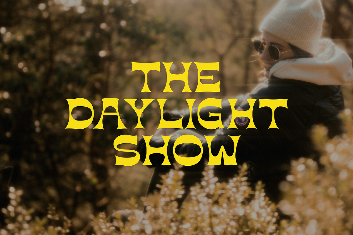 Twilight Twist - Retro Typeface, a Sans Serif Font by HipFonts (Photo 7 of 9)