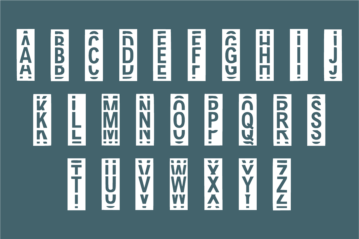 Block Font – Display Font Type, a Font by KiddoGlyphs Studio (Photo 4 of 5)