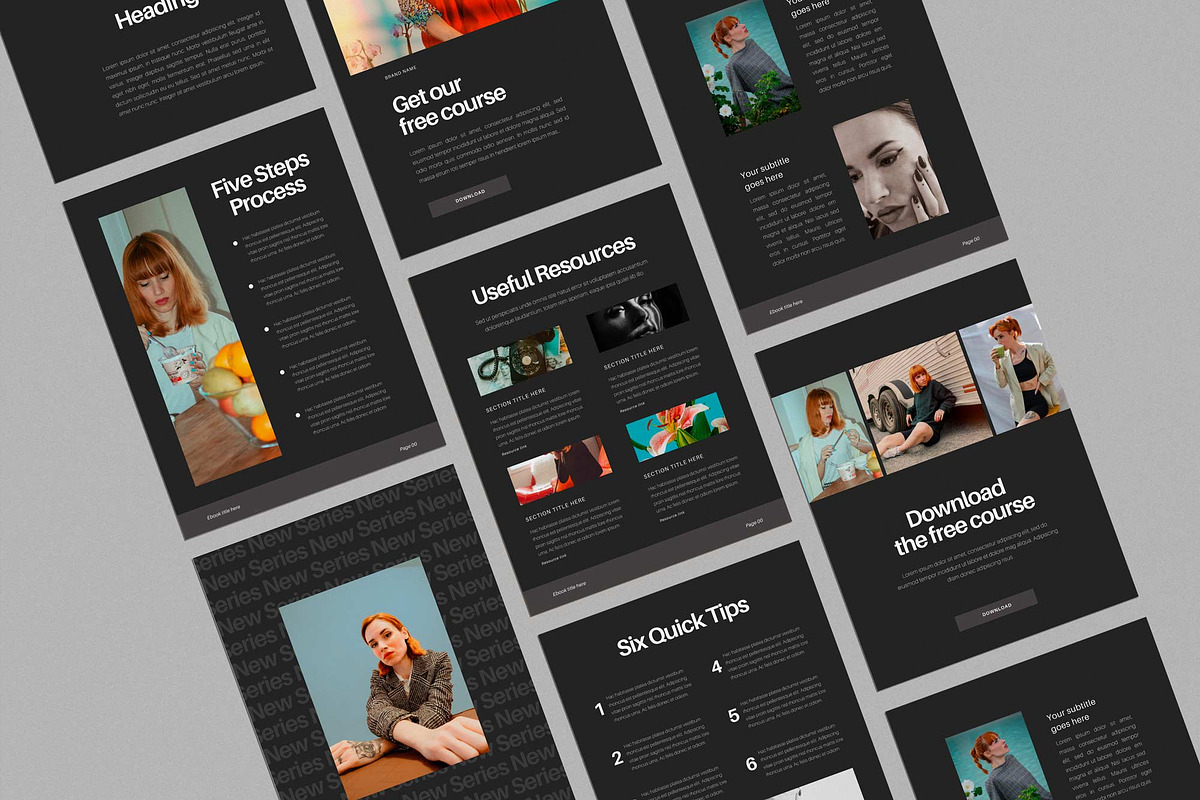 DUSK | Ebook Canva Template, a Magazine Template by Sierra Creative Studio (Photo 12 of 12)