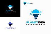 Set of Planet Idea logo designs, a Branding & Logo Template by Lucky Creative (Thumbnail 2 of 5)