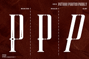 Patinas Stencil (Family Font), a Serif Font by inumocca_type (Thumbnail 2 of 10)