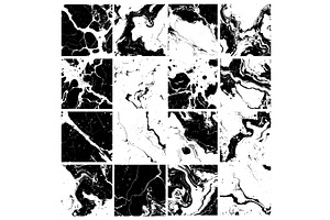 Marble textures ink vector set, a Texture Illustration by Stock-Smart-Start