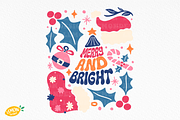 Boho Christmas SVG Bundle, a Seasonal Illustration by LemonDesign (Thumbnail 3 of 13)