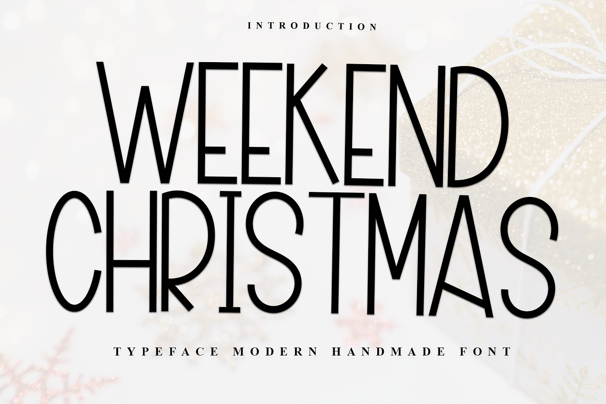 Weekend Christmas, a Serif Font by InermediaSTUDIO (Photo 1 of 7)
