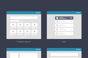 48 Website Wireframes And Flowchart