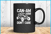 Can-Am Hair Don’t Care SVG PNG, a Graphic by Creativeusart (Thumbnail 2 of 3)