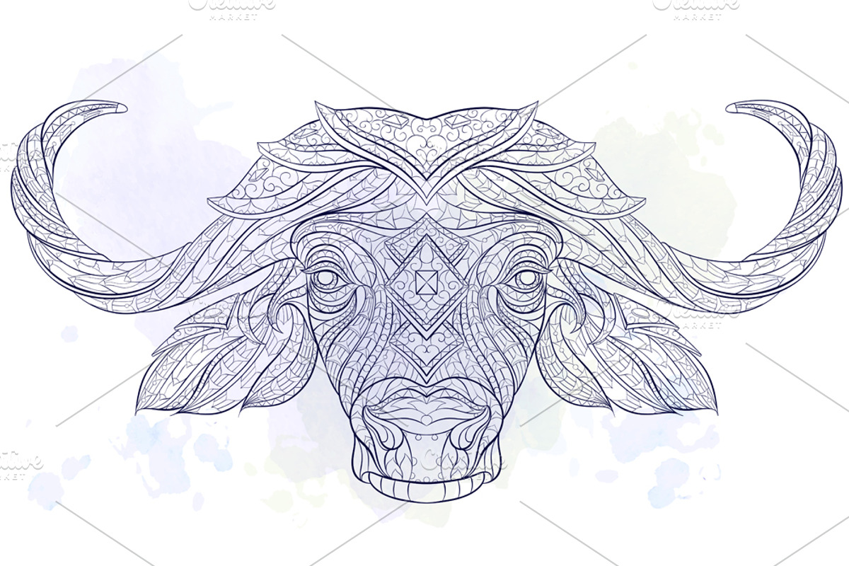 Ethnic Collection: Buffalo, an Animal Illustration by ArtoJoy (Photo 5 of 5)