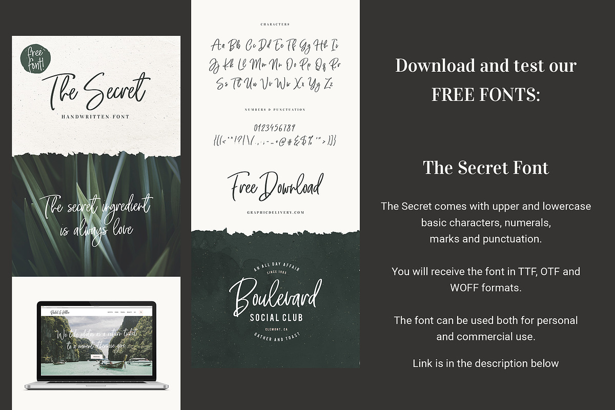 Handwritten Font Bundle is back! preview 3