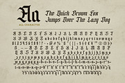 Silent Black - Stylish Blackletter, a Blackletter Font by Bale Type (Thumbnail 9 of 9)