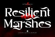 Resilient Marshes - Fantasy Font, a Serif Font by 177Studio (Thumbnail 1 of 8)