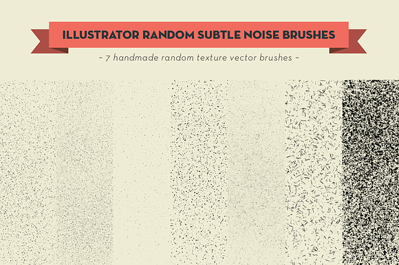 Vector random noise brushes preview 7