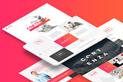 Cortenza - Creative Agency PSD, a Landing Page Template by Spartak Vee (Thumbnail 2 of 4)