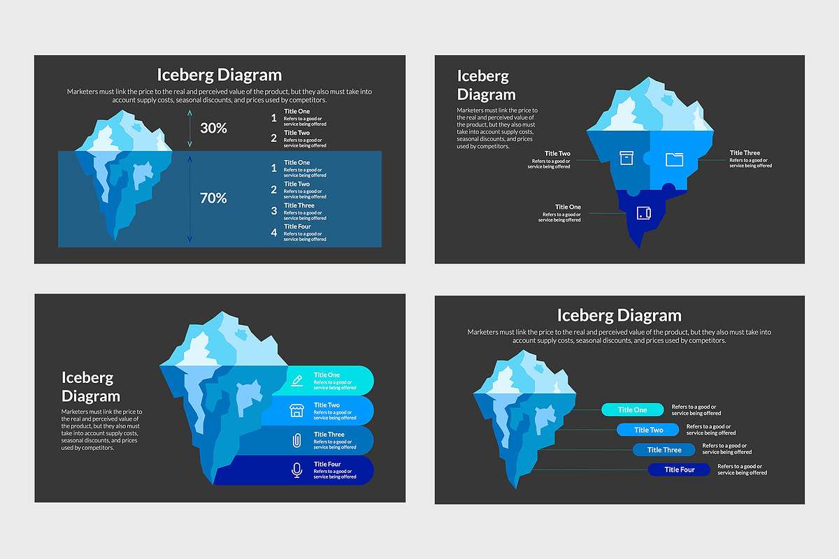 Iceberg Infographics Template, a Presentation Template by slidequest (Photo 3 of 8)