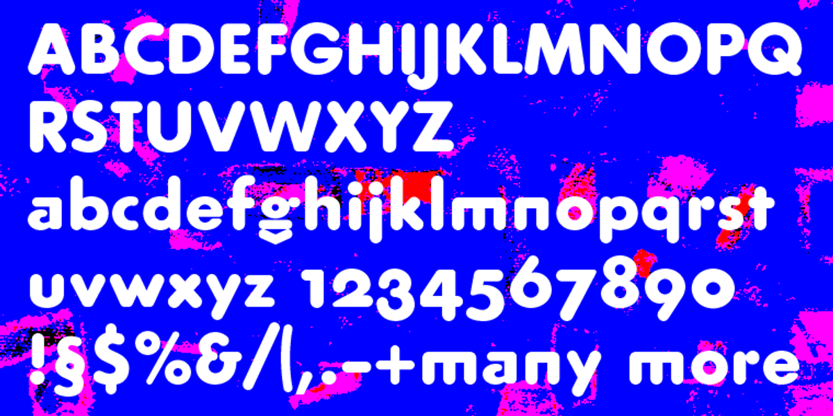 Geometa Rounded, a Sans Serif Font by Wiescher-Design (Photo 2 of 4)