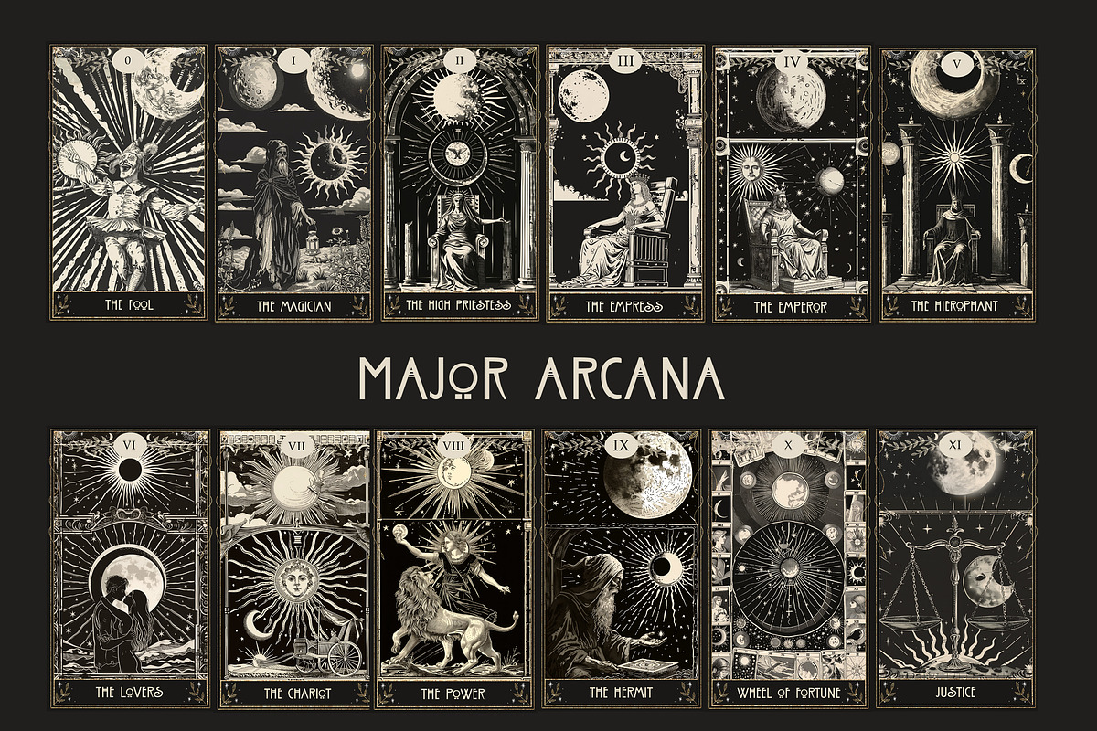 Tarot cards. Major and minor arcana, a Decorative Illustration by Chikovnaya (Photo 2 of 5)