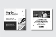 Modern Minimalist Social Media Post, a Social Media Template by MightyDesign (Thumbnail 5 of 8)