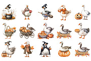 Fall Halloween Goose Sublimation, an Illustration by Designking (Thumbnail 3 of 5)