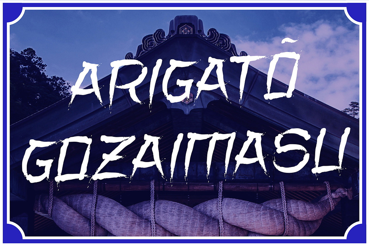 VT Shangrai Gozheng-Japan Style Font, a Handwritten Font by ViactionType (Photo 12 of 12)