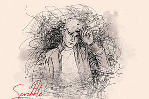 Scribble Photo Effect Art