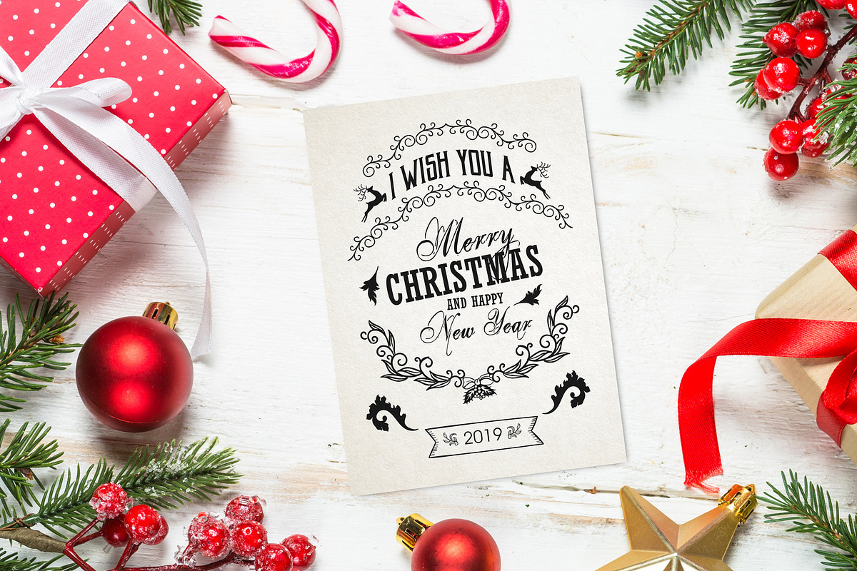 12 Christmas Mockup #1, a Print Template by Walentin (Photo 6 of 13)