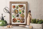 Irish Green Watercolor & Ink Set, a Food Illustration by Fluffy Unicorn (Thumbnail 5 of 10)