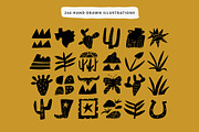 Texas Clipart | Hand Drawn Shapes, a Decorative Illustration by Favete Art (Thumbnail 3 of 23)
