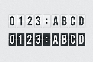 Flip Clock Tabs