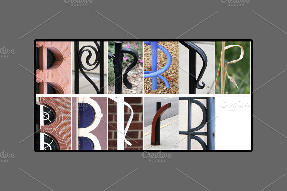 Alphabet Photography Letter R, an Architecture Photo by Artistic Letters