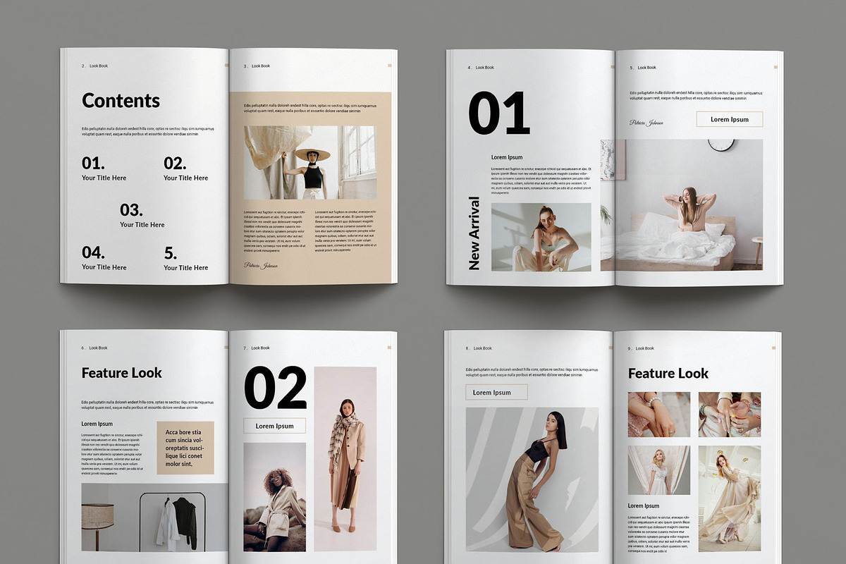 Minimal Style Lookbook, a Magazine Template by Seeing-art (Photo 10 of 11)