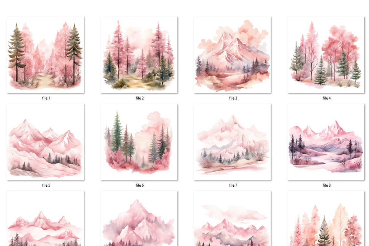Watercolor spring clipart, an Object Graphic by MyLittleMeow (Photo 3 of 8)