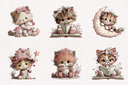 Cute Kitten StoryBook PNG Clipart, a Seasonal Illustration by CreationArt (Thumbnail 3 of 7)