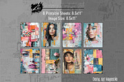 Shabby Portrait Mixed Media Pages, a Person Illustration by Digital Art Mahdiseño (Thumbnail 7 of 10)