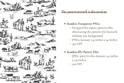 Classic Cowboy Illustrated Pattern, a Pattern Graphic by Hughes Studio (Thumbnail 7 of 9)