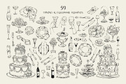 Vintage Wedding Line Art Collection, an Object Illustration by Berentine.art (Thumbnail 10 of 14)
