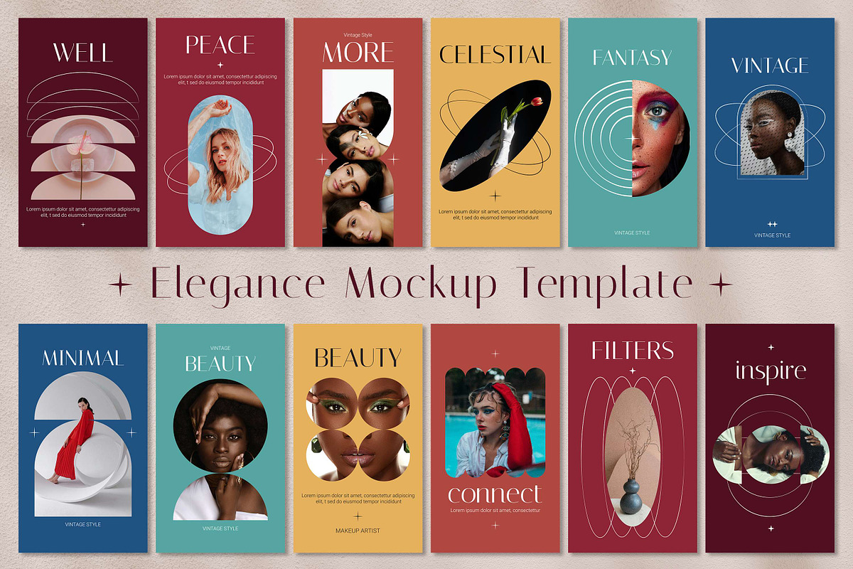 30 Elegance Mockup Photoshop Templat, an Advertising Mockup by 3Motional (Photo 8 of 10)