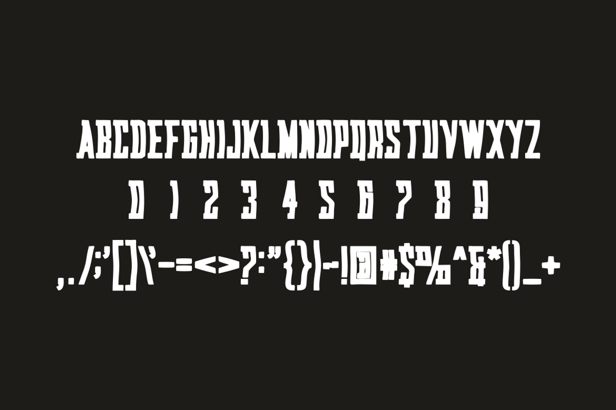 Right Angled Brush - Font, a Serif Font by artchiles_design (Photo 4 of 5)