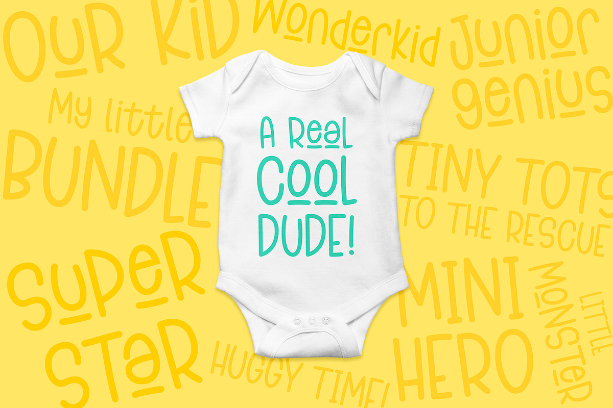 Sniffle - a fun handwritten font! preview 2