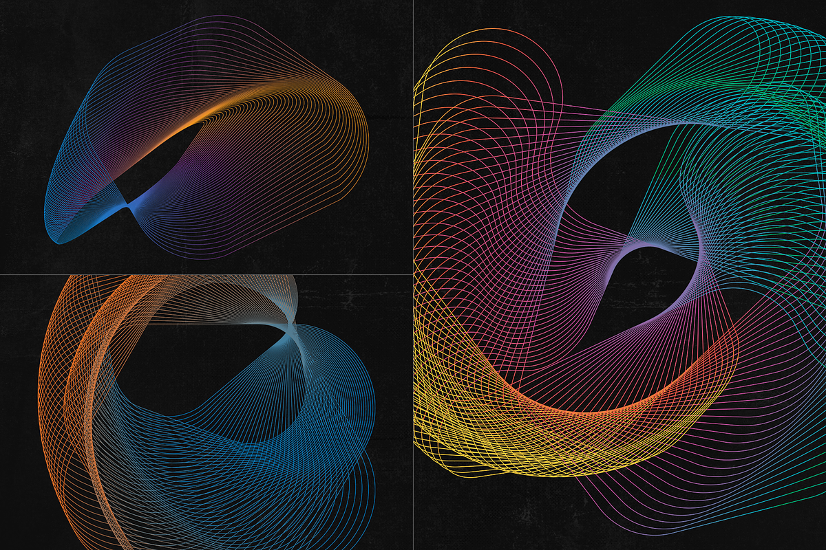 50 Wireframe Vector & PNG Shapes, an Object Graphic by Graphicdome (Photo 12 of 14)