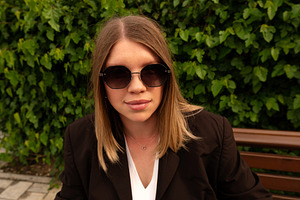 Close-up portrait of young woman, a Person Photo by Elena Vagengeim