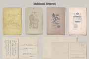 60 Realistic Photo Frames & Papers, a Texture Graphic by Imagination Area (Thumbnail 8 of 8)