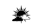 Sun Behind Clouds Silhouette Bundle, an Illustration by Gaye Art (Thumbnail 30 of 31)